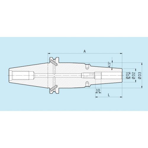 Termo patrona ar Safe-Lock™ DIN 69871 SK40