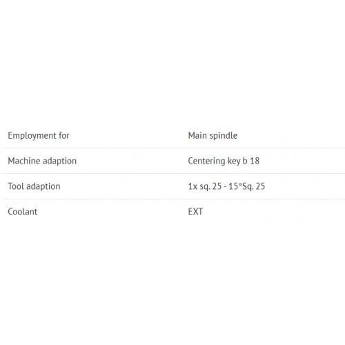 Half-index daudzpozīciju turētājs 25x25