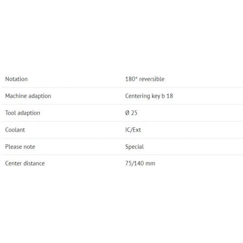 Divu pozīciju izvirpošanas instrumentu turētājs ∅25