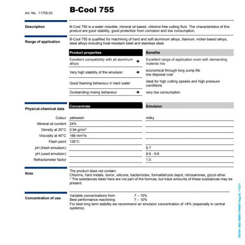 Blaser B-Cool 755 (25 l)