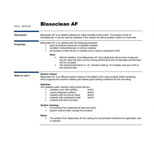 Blasoclean AF (208 l)