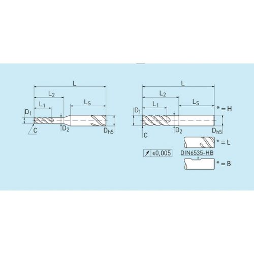 Frēze ar fāzi uz stūra d10, VHM