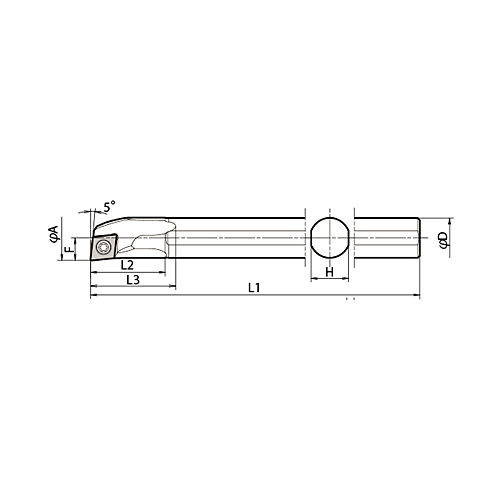 Izvirpošanas grieznis min D18 KYC A20R-SCLPL09-22AE
