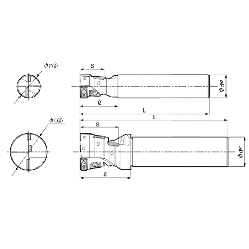 Frēzēšanas instrumentu turētājs  MEZ16-S16G